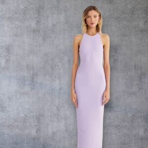 REVOLVE- RUMER The Label Lilac Penelope halter Maxi dress.Size M